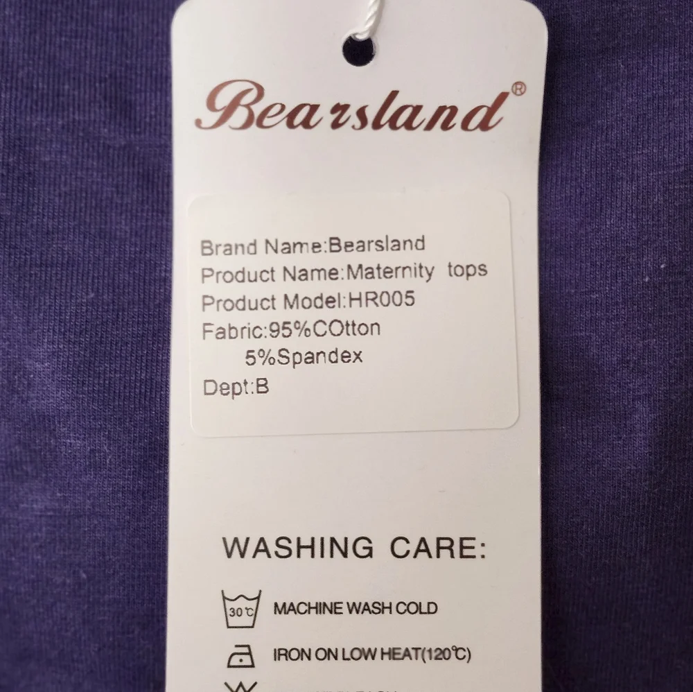 NWT-2 BEARSLAND Stylish Pregnant Maternity Nursing Tank Tops. Black&Blue. Medium - Picture 10 of 16
